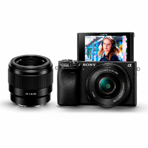 Sony A6400 + Lente 16-50mm OSS II + Lente Sony 50mm F1.8 OSS